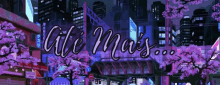 a pixel art of a city with the words cafe mais