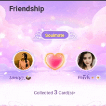 a screenshot of a friendship app shows two women