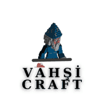 a logo for vahsi craft with a bearded man in a blue robe