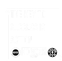 a poster that says the key to success is action and gold 's gym