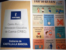 a poster that says centro rural de innovacion educativa de cuenca