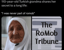 a 110 year old turkish grandma shares her secret to a long life and is never part of romob