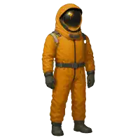 a man in a yellow suit holds a sign that says wen