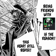 being friends with xin is the reason