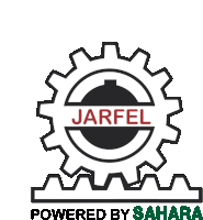 a logo that says jarfel powered by sahara on it