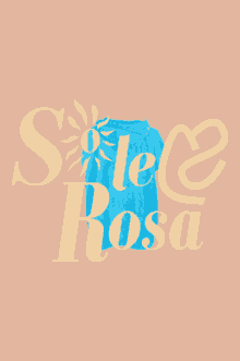 a logo for sole rosa shows a blue towel