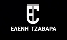 a black background with a white logo and the name elena tzabapa