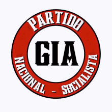 a logo for partido gia nacional socialista in a red circle