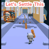 a video game with the words let 's settle this above it