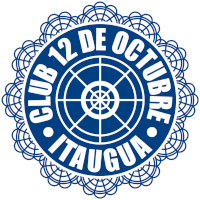 a blue circle with the words club 12 de octubre itaugua