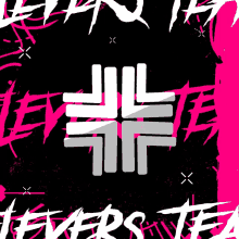 a black and pink poster with the word leverstea