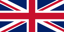 a british flag with a red white and blue cross in the middle