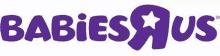 the logo for babies r us is a purple logo with a star in the middle .