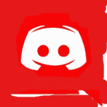 a red background with a white discord logo