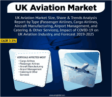 uk aviation market size share & trends analysis report by type passenger airlines cargo airlines aircraft manufacturing airport management