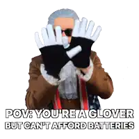 Benjammins Funny Gloves Sticker
