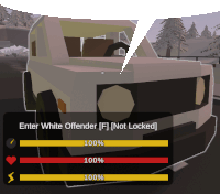 a screenshot of a video game that says enter white offender [ f ] [ not locked ]