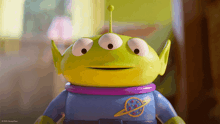 a toy from the movie toy story with the disney pixar logo