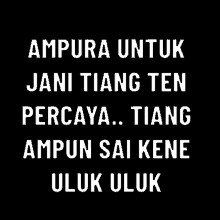 a black background with white text that says ampara untuk