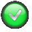 a green button with a white check mark inside of it