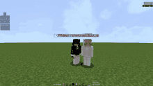 two minecraft characters are standing next to each other with the name fndwin on the top