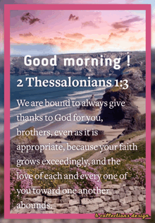 a bible verse that says good morning 2 thessalonians