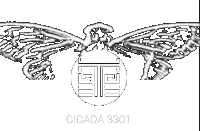 a black and white drawing of cicada 3301