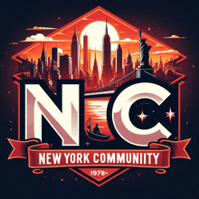 a logo for the new york community that was established in 1978