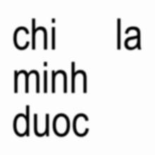 a white background with the words chi la minh uoc tan bien uoc mong cua written in black