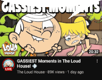 an ad for the loud house shows a cartoon of lincoln and lori