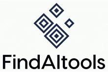 a logo for a company called findatools with a geometric design