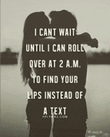 a quote that says i cant wait until i can roll over at 2 a.m.