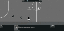 a screenshot of a soccer game with the numbers 23 and 1 visible