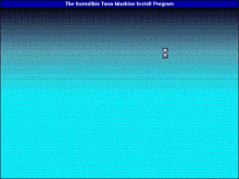 the incredible toon machine install program is shown on the screen