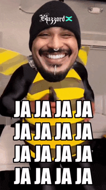 a man in a bee costume says ja ja ja ja ja ja ja ja ja ja ja ja