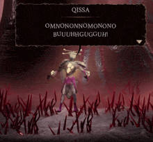 a screenshot of a video game that says ' qissa ' on the top