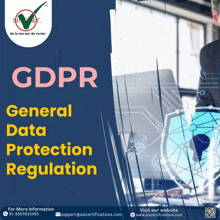 a poster that says gdpr general data protection regulation on it