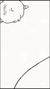a drawing of a cat with the words " i miss you " on it