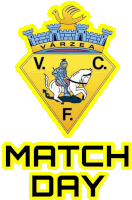 a yellow sign with a knight on a horse and the words match day below it