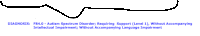 a drawing of a line with diagnosis f84.0 autism spectrum disorder