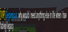 a blurred image of a text that says vip segarious