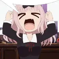 a cartoon of a girl with a bow on her head