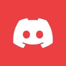 a red background with a white discord logo