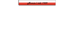 a white background with a red and white stripe and the words armia lodz 1939