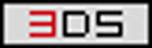 a blurred image of the number 305 in red