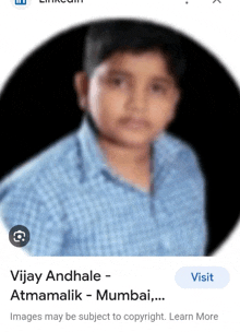 a picture of vijay andhale atmamalik mumbai