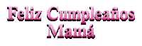 a pink feliz cumpleanos mama sign with a white background