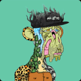 a cartoon character with a hat that says ma yc on it