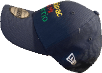 a blue baseball cap with the word 2pac embroidered on it