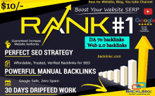 a poster that says rank # 1 with a yellow arrow